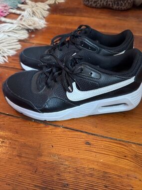 Nike Air Black and White Low-Top Sneakers